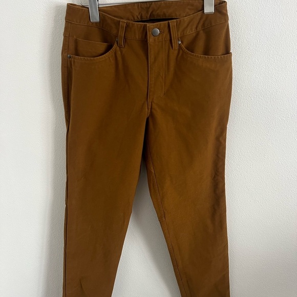 Lululemon Men's Brown ABC Pull On Trouser Size 28 - Picture 2 of 4